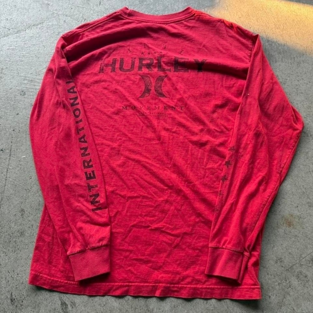 Vintage 90s Hurley International Stars Trihit Surf Hawaii Sportswear Shirt